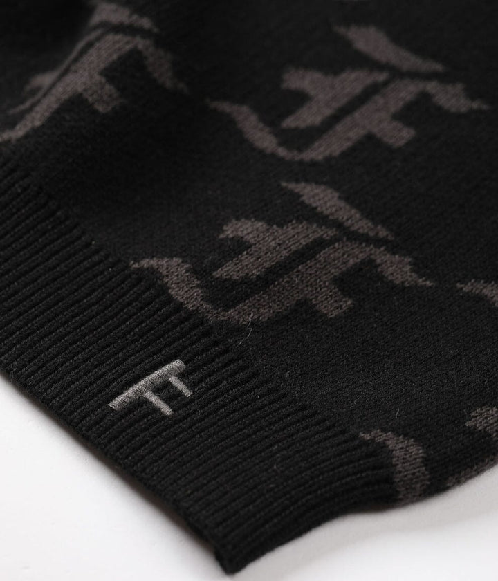 Former Synoptic Long Sleeve Polo Knit 