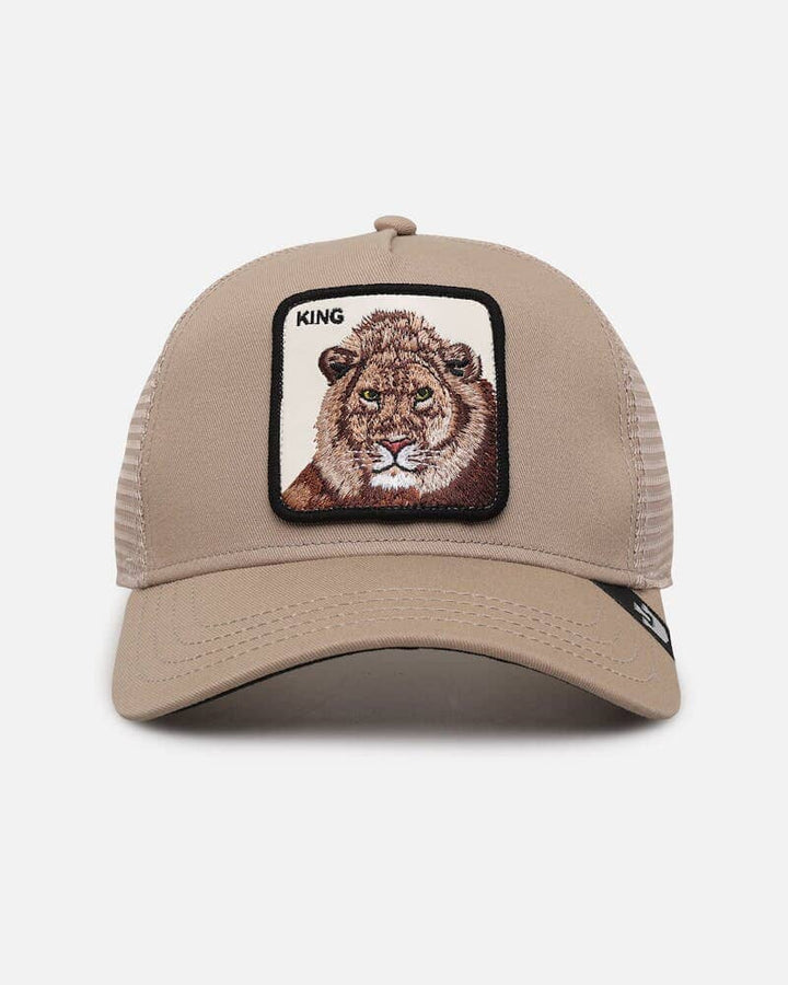Goorin Bros The King Lion Trucker Cap Khaki 