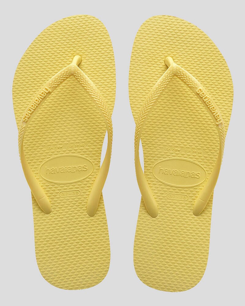 Havaianas Slim Basic Jandals Lemon Yellow 41 / 42 Brazil 