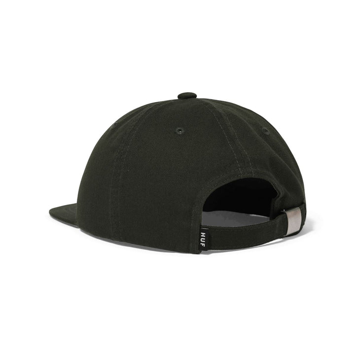HUF Distressed Logo 5-Panel Strapback Hat 