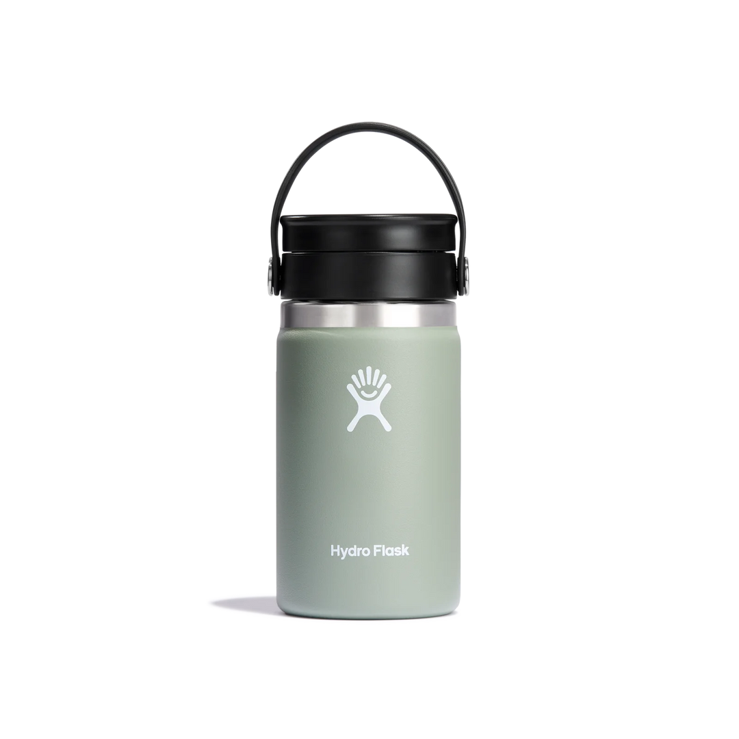 Hydro Flask 354mL Wide Mouth W/Flex Sip Lid Coffee Cup Agave green 