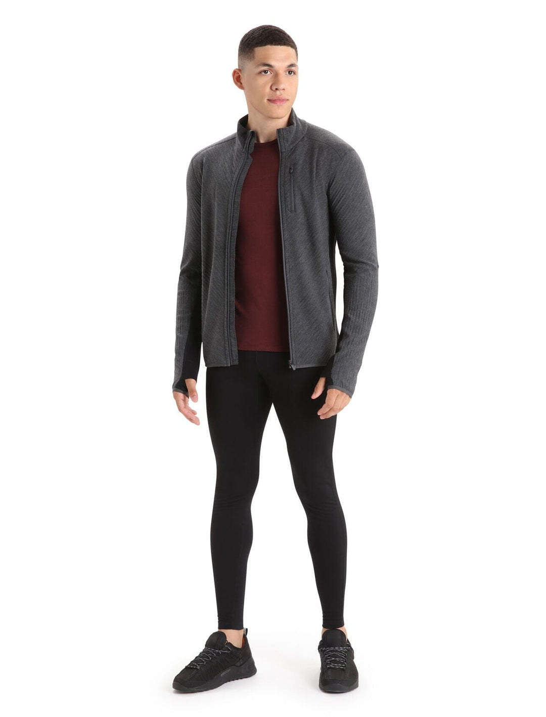 Icebreaker Descender Long Sleeve Zip 