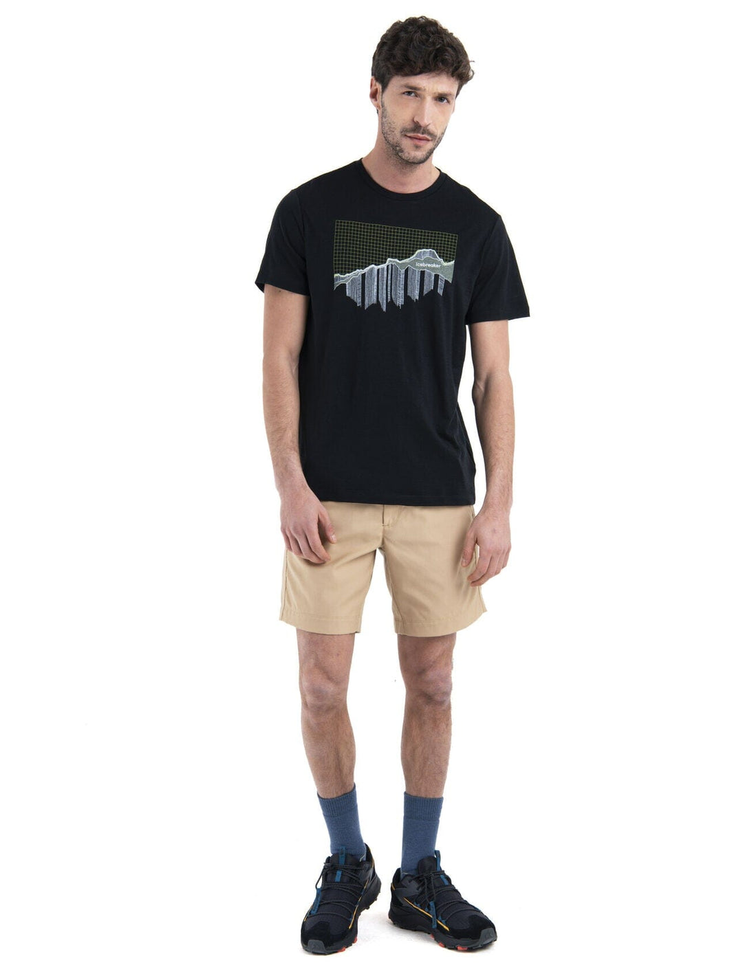 Icebreaker Merino 150 Tech Lite III T-Shirt Pinnacle Grid 