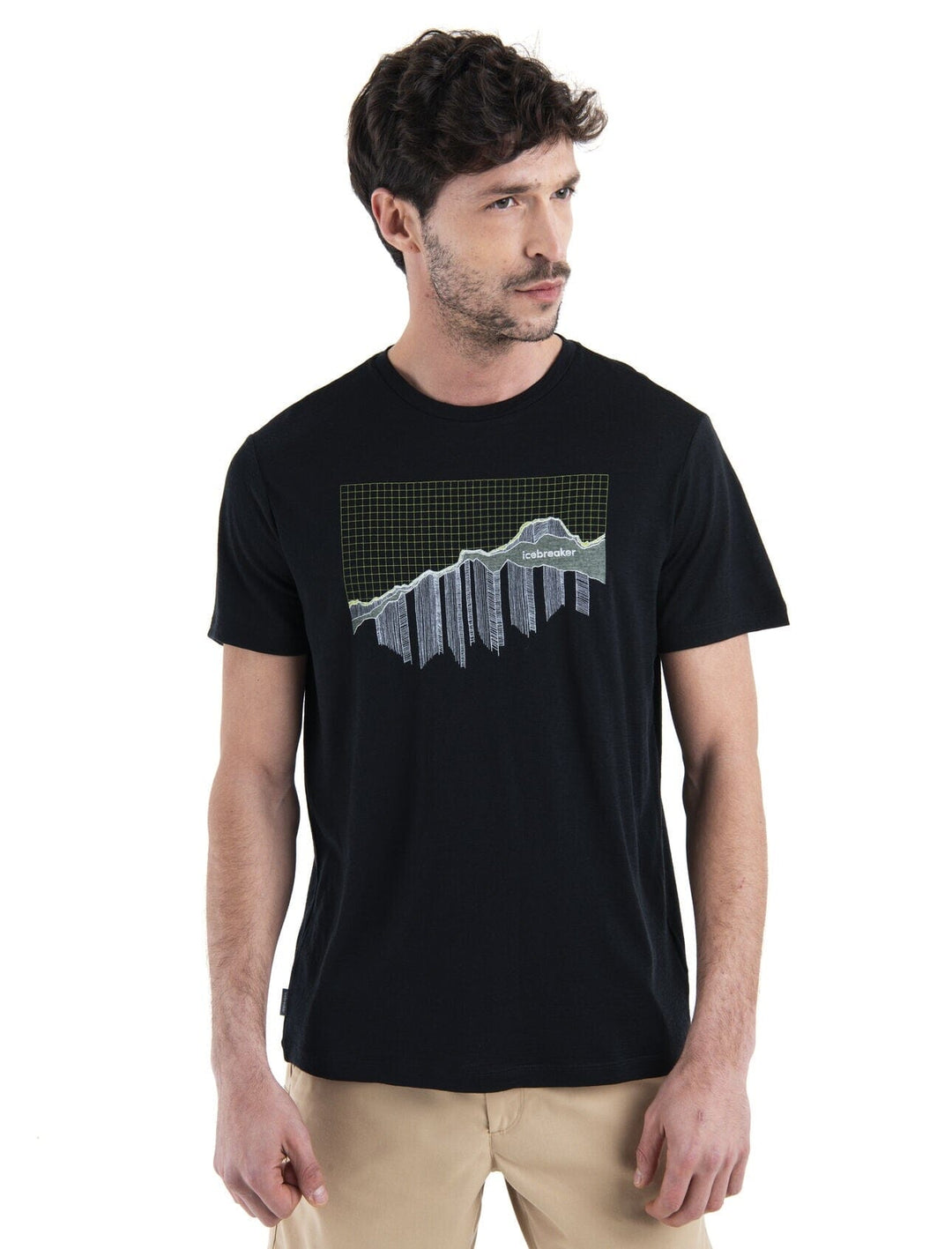 Icebreaker Merino 150 Tech Lite III T-Shirt Pinnacle Grid 
