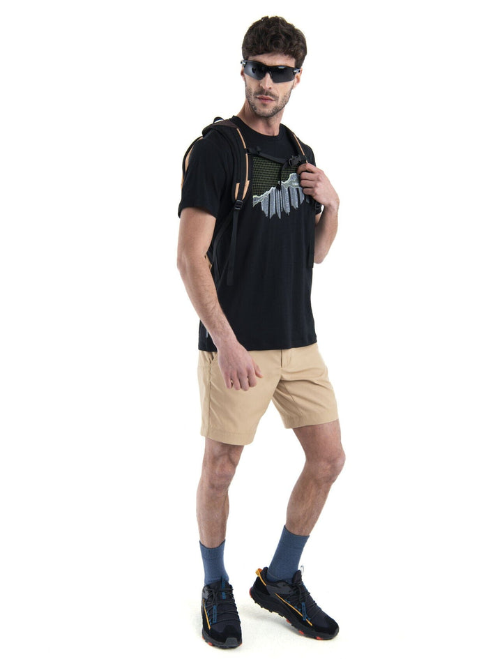 Icebreaker Merino 150 Tech Lite III T-Shirt Pinnacle Grid 