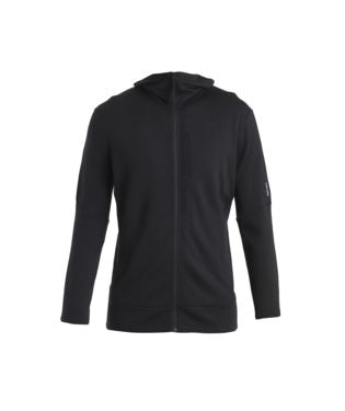Icebreaker Merino 260 Quantum IV Long Sleeve Zip Hoodie Black S 
