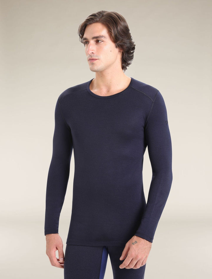 Icebreaker Merino 260 Tech Long Sleeve Crewe Midnight Navy S 
