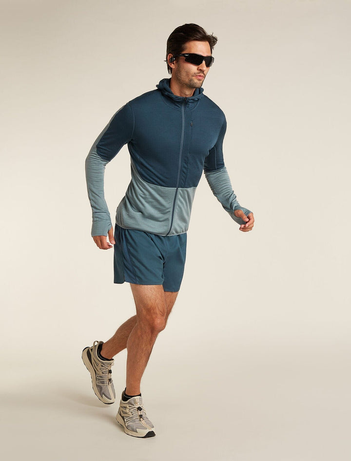 Icebreaker Merino Blend 200 Realfleece Descender Long Sleeve Zip Hoodie 