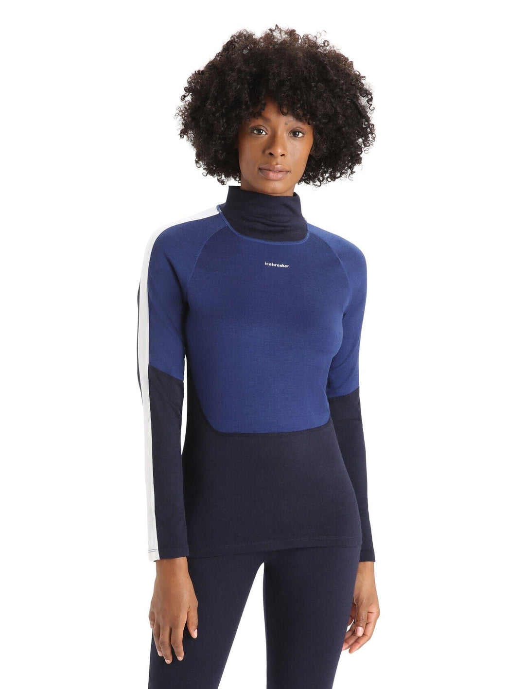 Icebreaker Womens 200 Sonebula Long Sleeve High Neck 