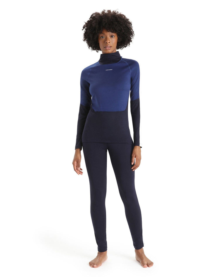 Icebreaker Womens 200 Sonebula Long Sleeve High Neck 