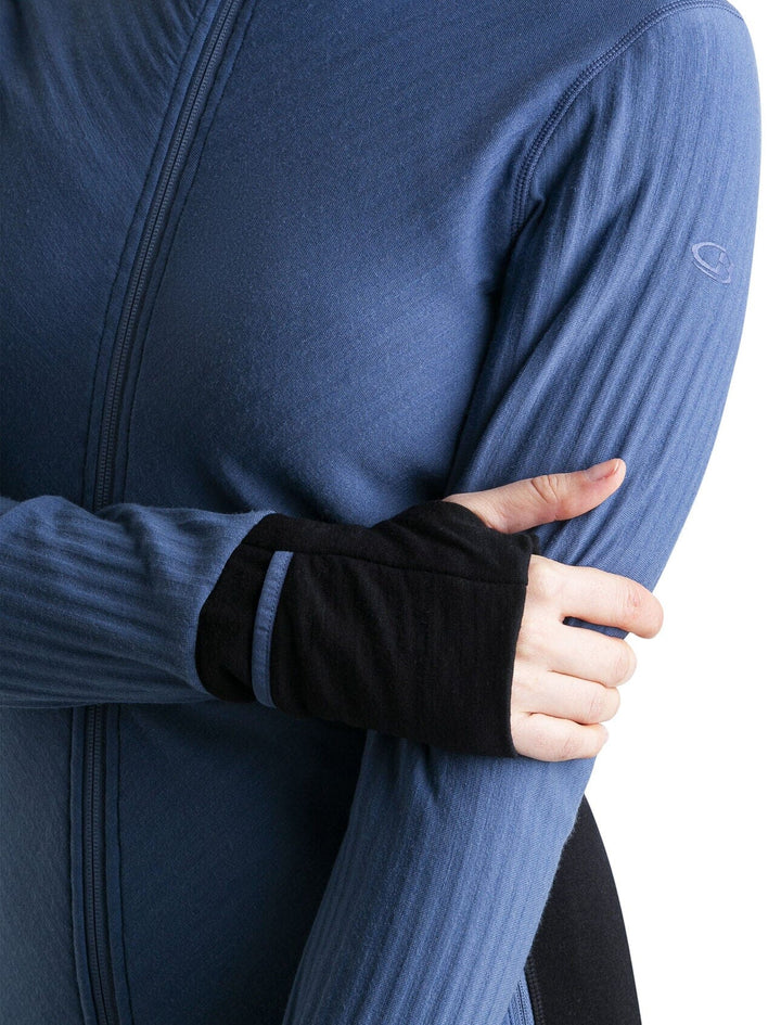 Icebreaker Womens Descender Long Sleeve Zip Jacket 