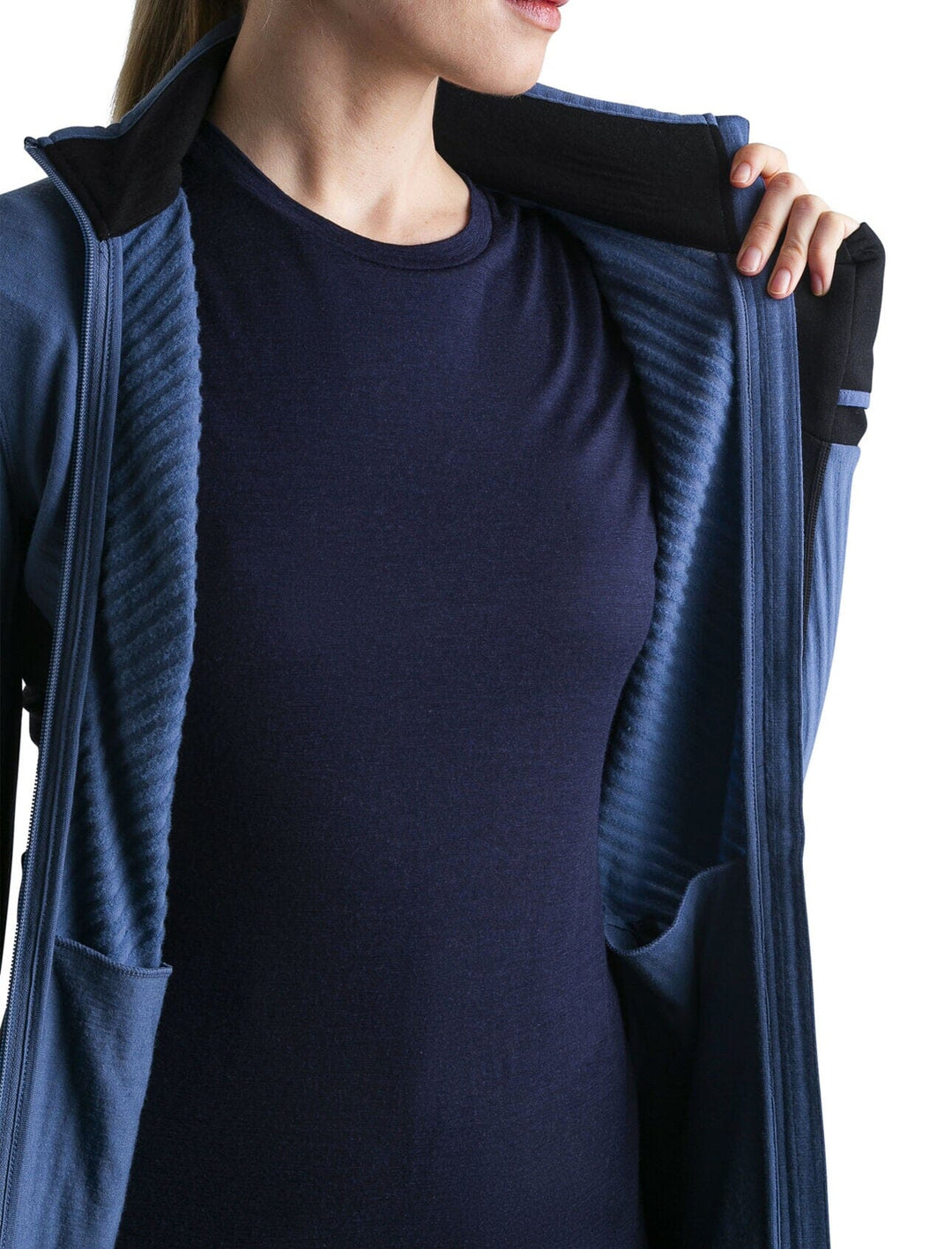 Icebreaker Womens Descender Long Sleeve Zip Jacket 