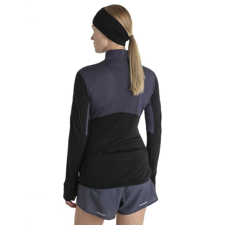 Icebreaker Womens Merino 200 RealFleece Descender Long Sleeve Half Zip 