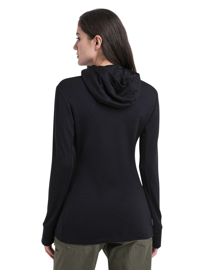 Icebreaker Womens Merino 260 Quantum IV Long Sleeve Zip Hoodie 