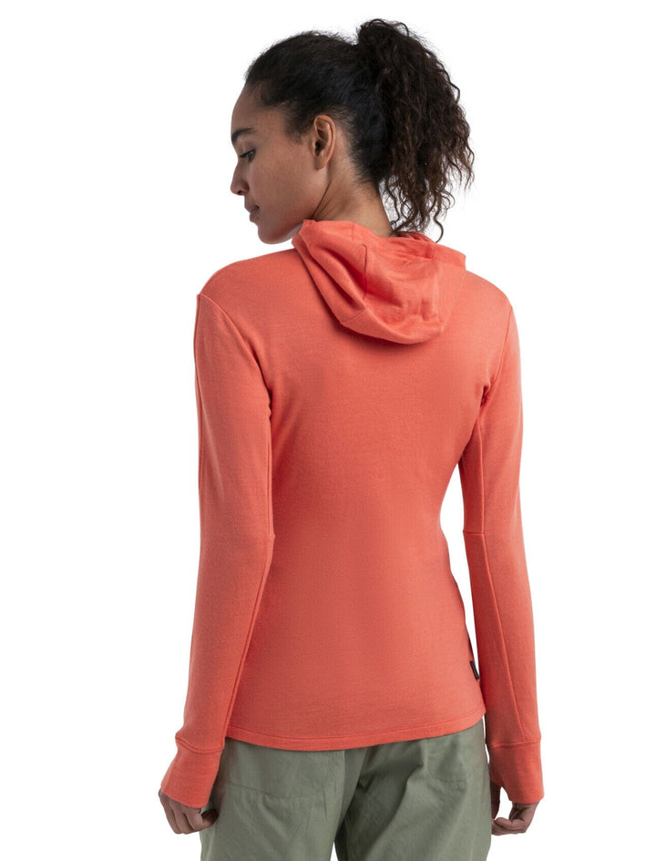 Icebreaker Womens Merino 260 Quantum IV Long Sleeve Zip Hoodie 