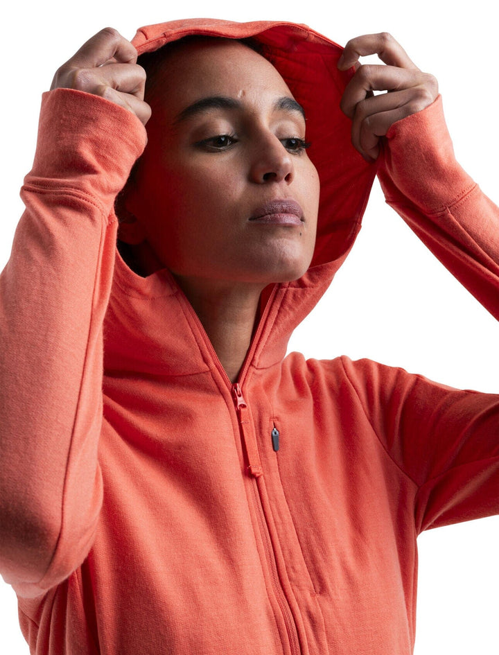 Icebreaker Womens Merino 260 Quantum IV Long Sleeve Zip Hoodie 