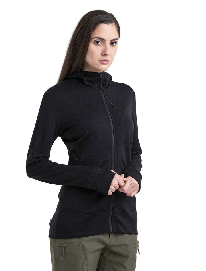 Icebreaker Womens Merino 260 Quantum IV Long Sleeve Zip Hoodie 