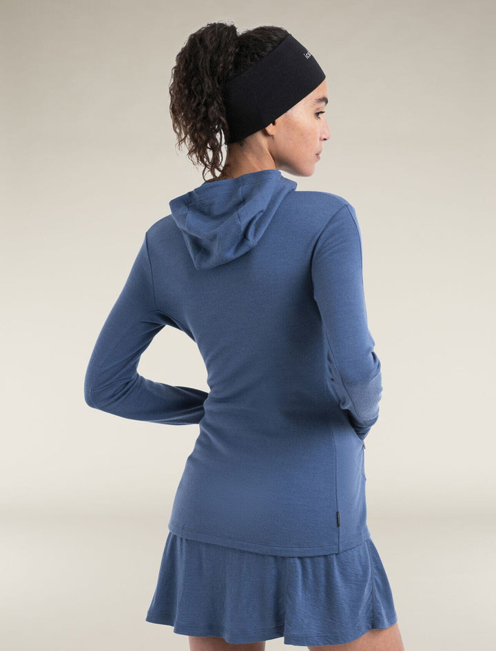 Icebreaker Womens Merino 260 Quantum Long Sleeve Zip Hoodie 