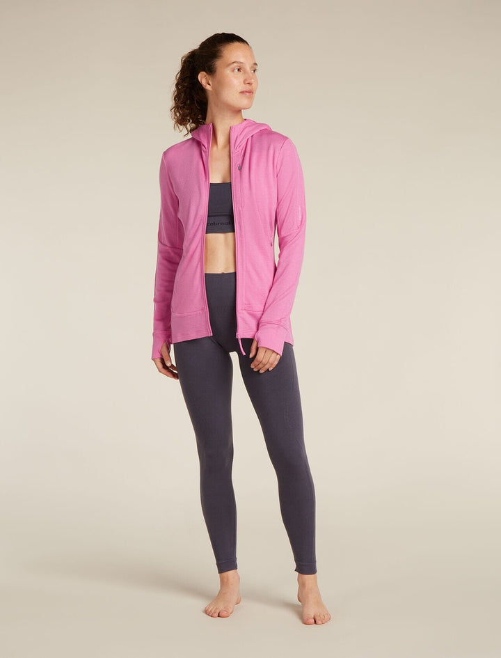 Icebreaker Womens Merino 260 Quantum Long Sleeve Zip Hoodie 