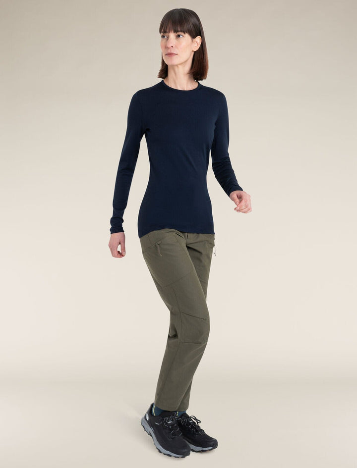 Icebreaker Womens Merino 260 Tech Long Sleeve Crewe 