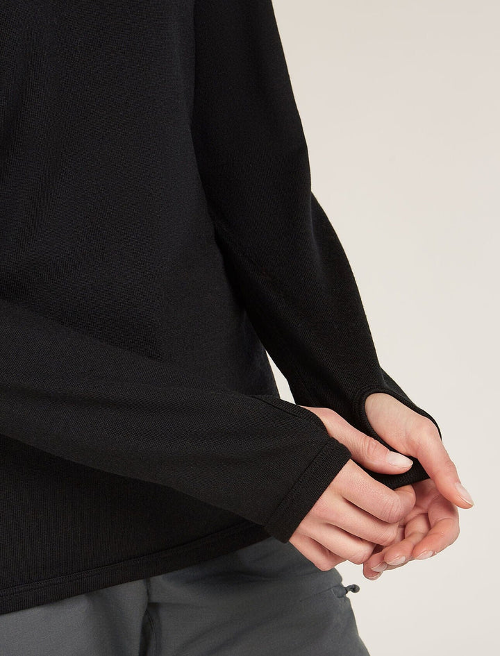 Icebreaker Womens Merino 300 Original Long Sleeve Half Zip 