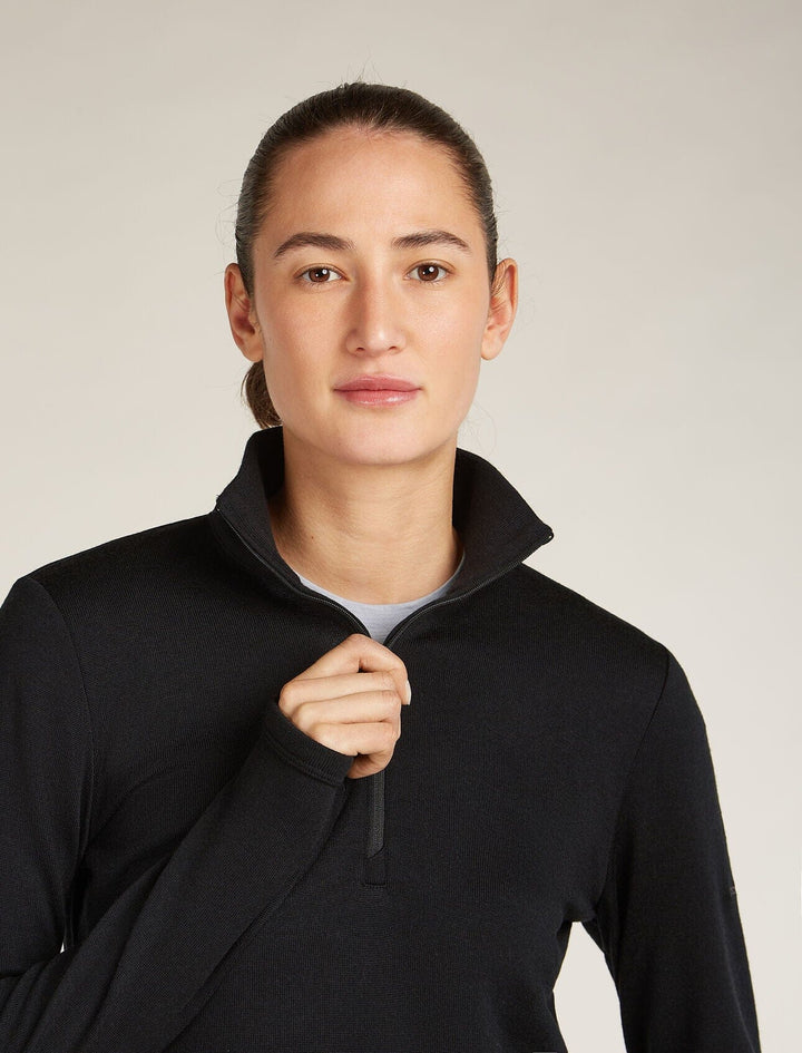 Icebreaker Womens Merino 300 Original Long Sleeve Half Zip 