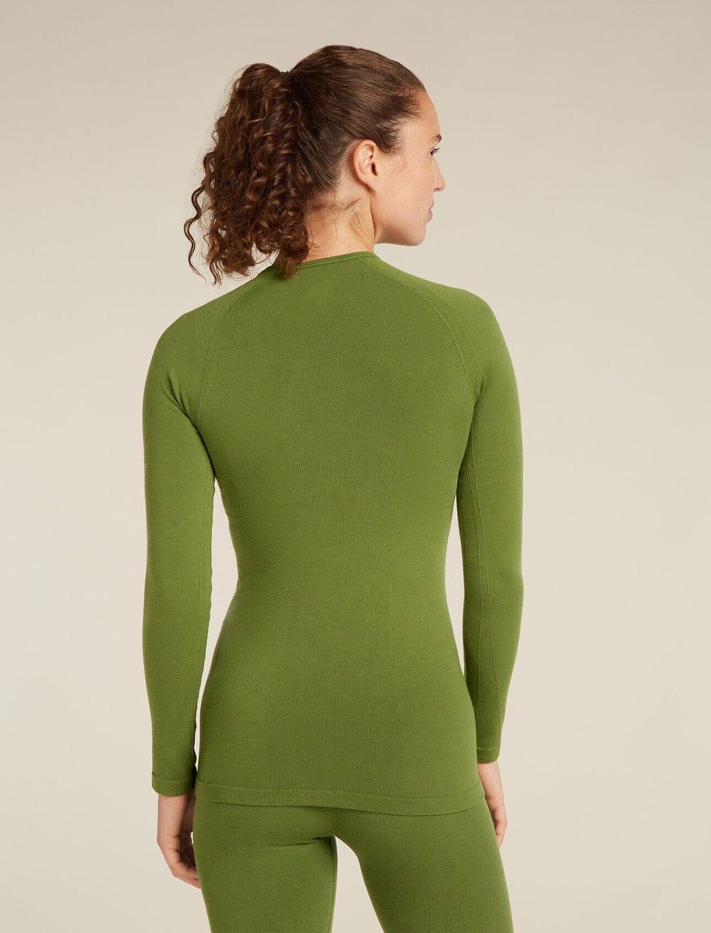Icebreaker Womens Merino Blend 260 ZoneKnit Seamless Long Sleeve Crewe 