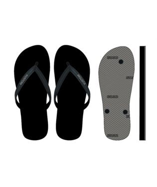 Kustom Blend Base Jandals Black / Grey 8 