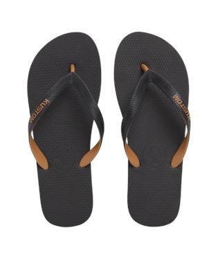 Kustom Blend Base Jandals Black / Tan 8 
