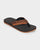 Kustom Burleigh Jandals Black / Brown 11 