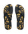 Kustom Classic Gold Floral Jandals 