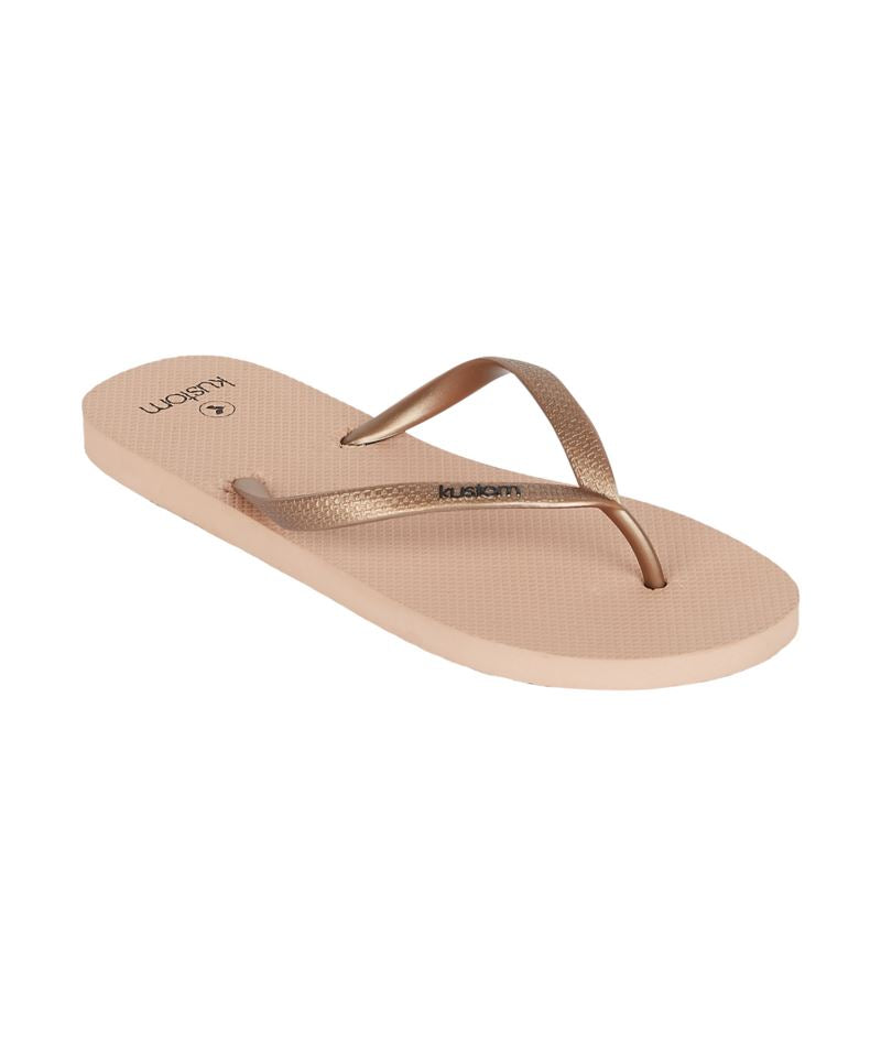 Kustom Classic Jandals Rose / Tan 2FA 7 