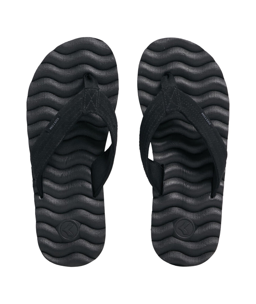 Kustom Hummer Jandals All Black 9 