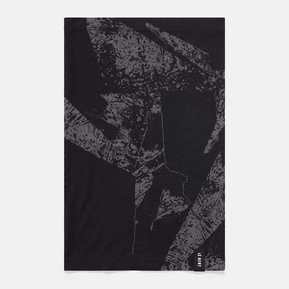 Le Bent Fractal Lightweight Neck Gaiter Black 