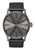 Nixon Sentry Leather Watch Gunmetal / Black 