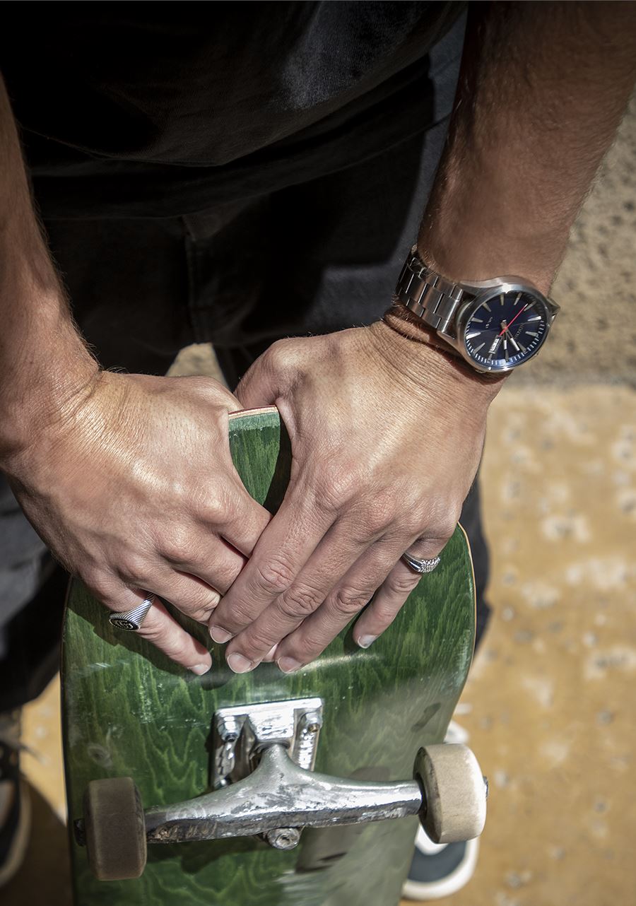 Nixon Sentry Solar Stainless Steel Watch 