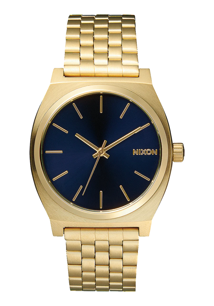 Nixon Time Teller Watch All Light Gold Cobalt 