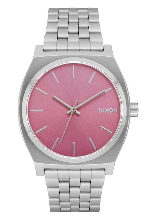 Nixon Time Teller Watch Silver / Pink 