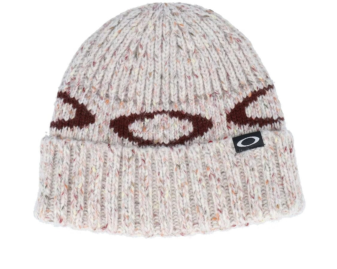 Oakley Ellipse Ribbed Womens Beanie Arctic White 