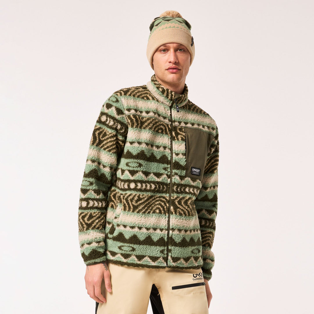 Oakley Mountain Fire Sherpa Green Norway Pattern S 