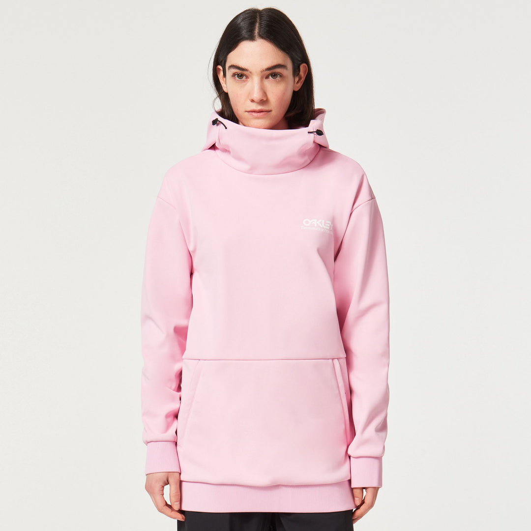 Oakley Womens Park RC Softshell Hoodie Pink Flower S 