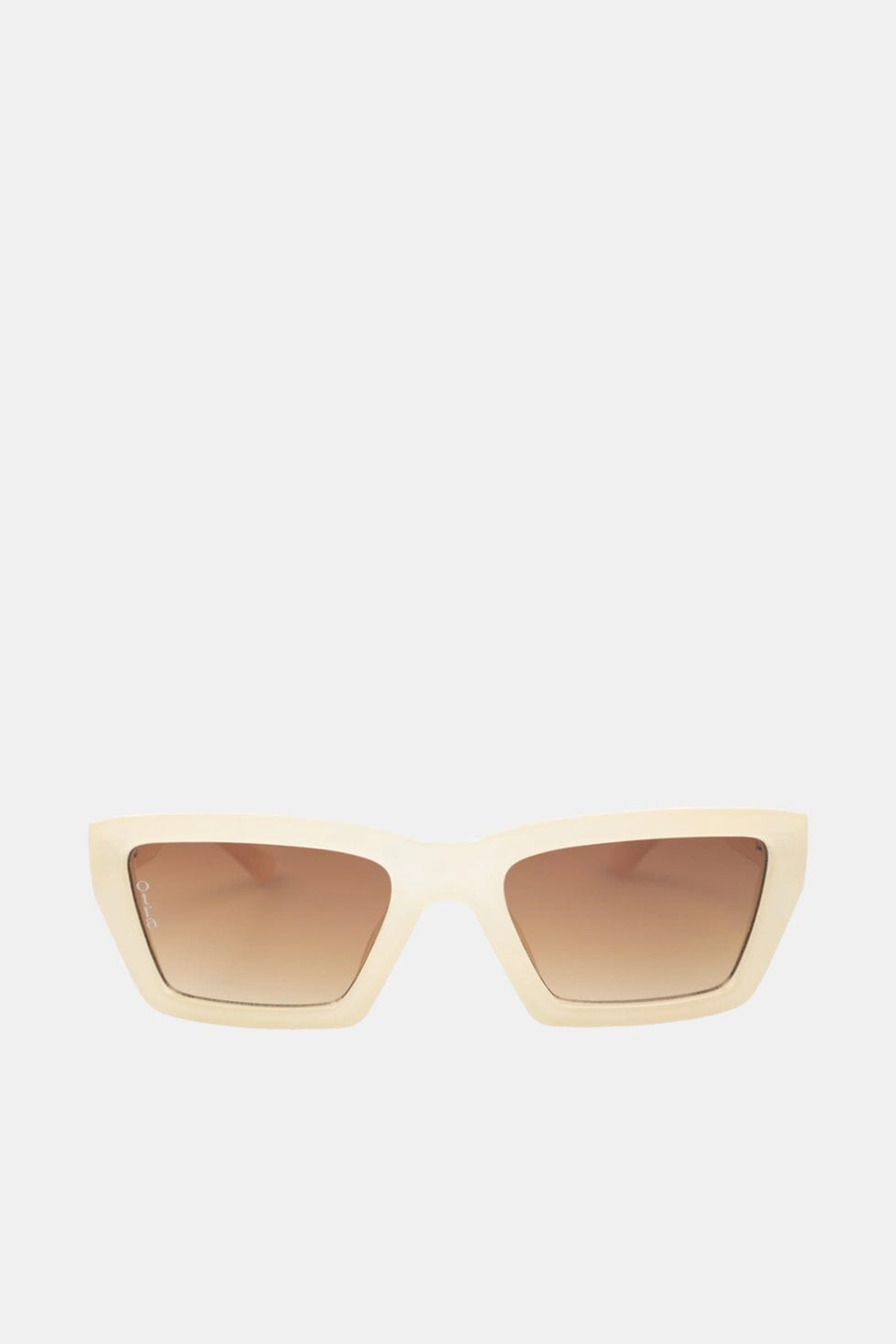 Otra Fairfax Sunglasses Frosted Ivory / Brown Fade 