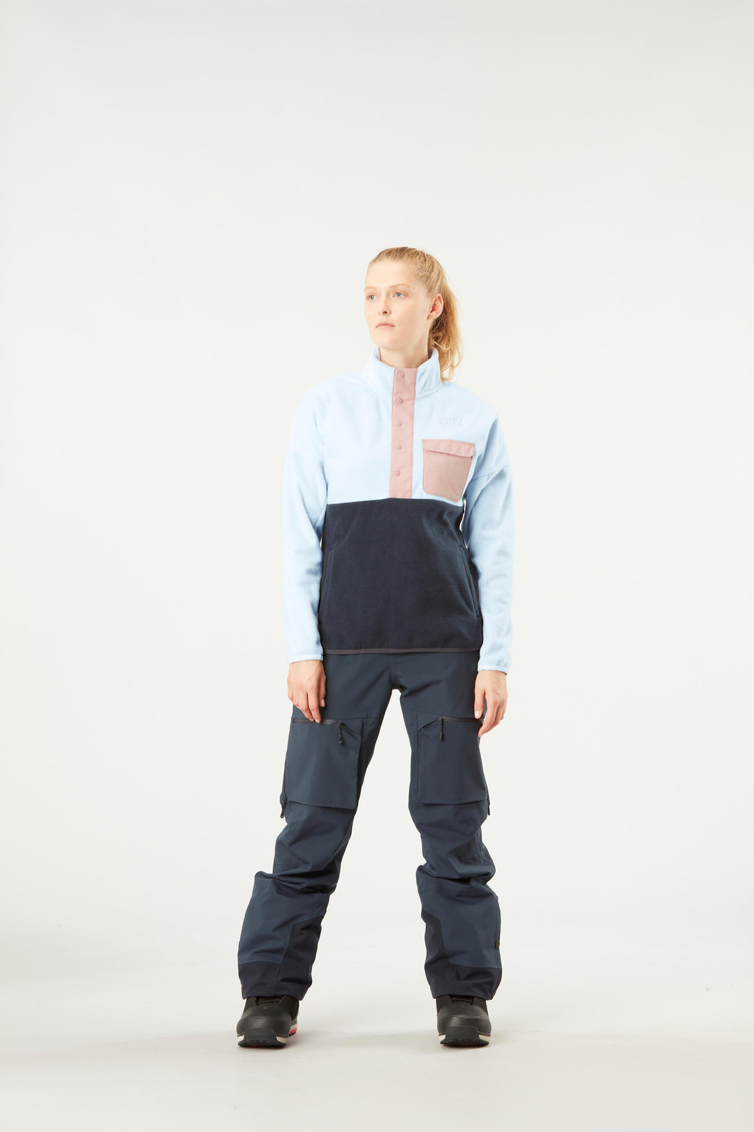 Picture Arcca 14 Fleece Ice Melt / Dark Blue S 