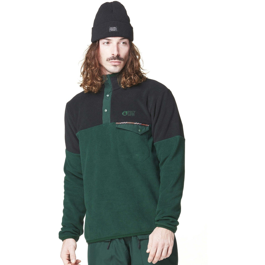 Picture Arcca 1/4 Fleece Ponderosa Pine Black S 