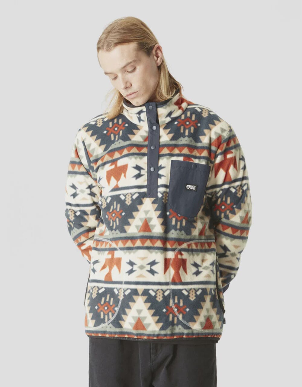 Picture Oravik 1/4 Fleece Kalema Print S 