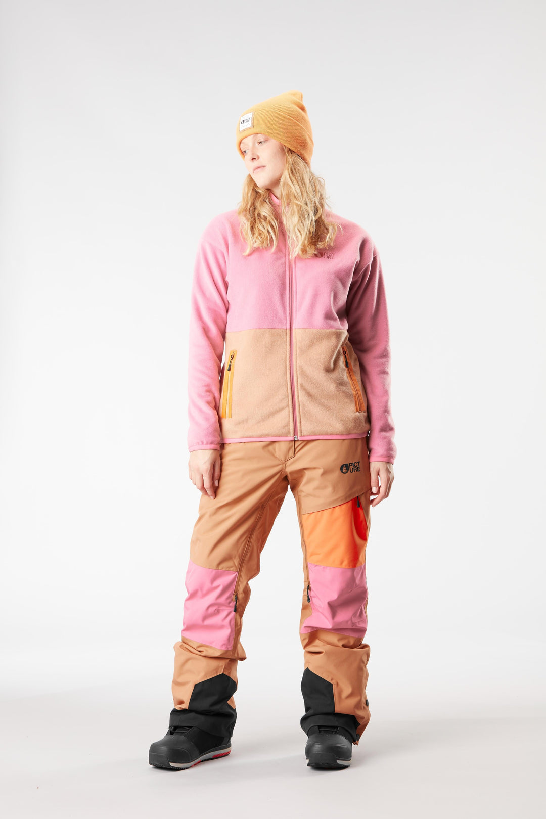 Picture Teddie Full Zip Womens Fleece Cashmere Rose S 
