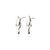 Pilgrim Alyssa Recycled Earrings Silver Plated 