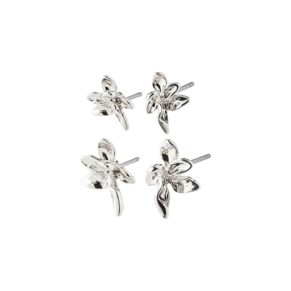 Pilgrim Riko Recycled Earrings 2-in-1 Set 