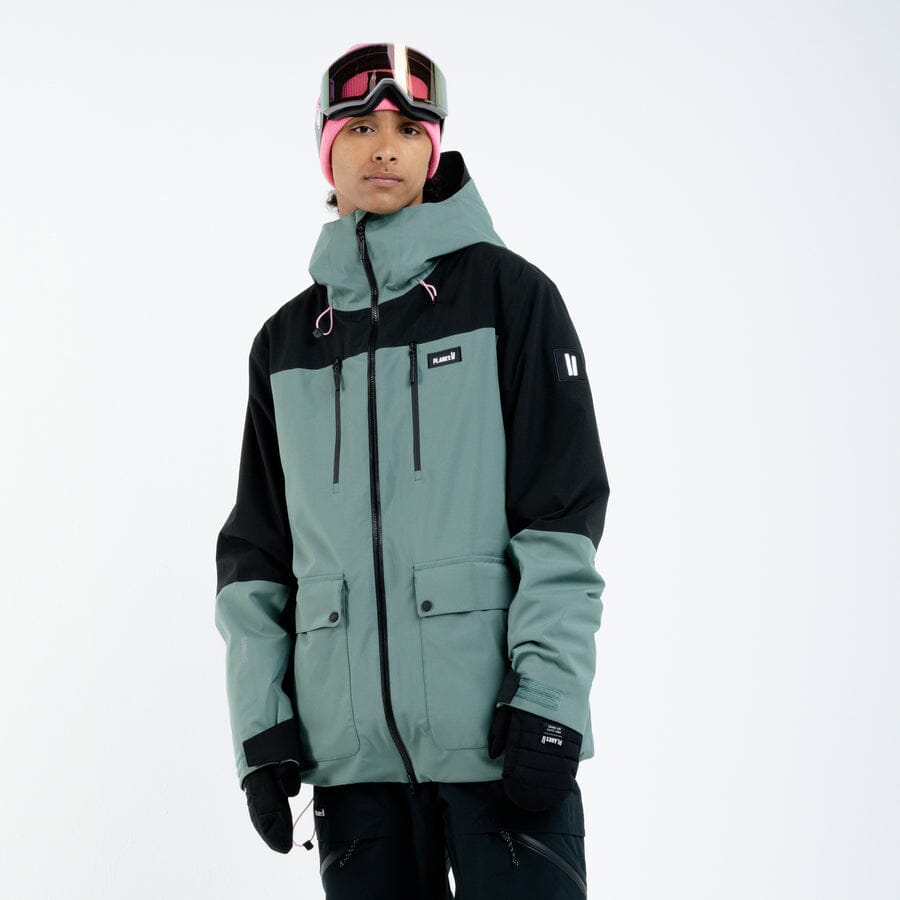 Planks Good Times Insulated Jacket Sage Green S 