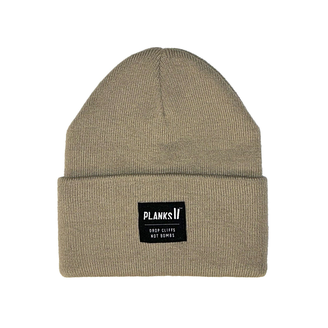 Planks Unisex Turn It Up Beanie Mushroom 